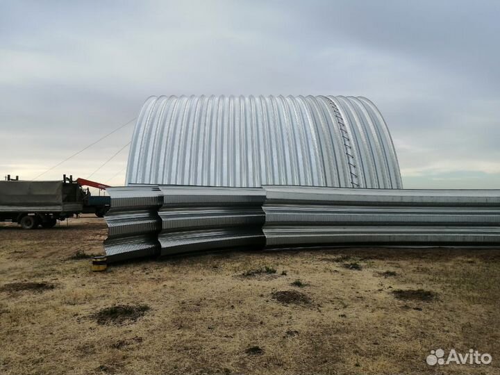 Аренда станка для строительства арочных ангаров