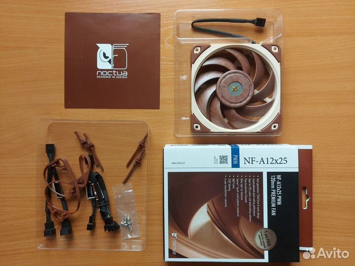 Вентиляторы Noctua NF-A12x25 PWM