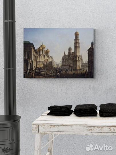 Ф. Я. Алексеев - Соборная площадь в Московском Кре