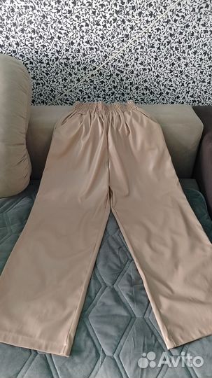 Брюки кожаные