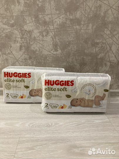 Подгузники Huggies Elite soft 2