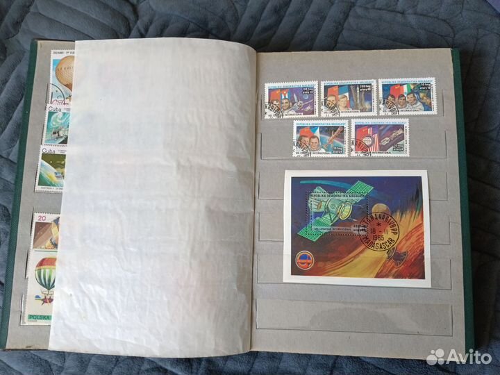 Почтовые марки космос СССР