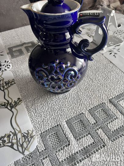 Синяя посуда фарфор кобальт