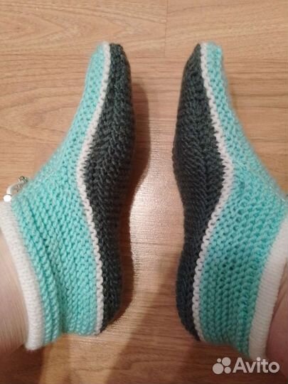 Носки вязаные, следки, тапочки