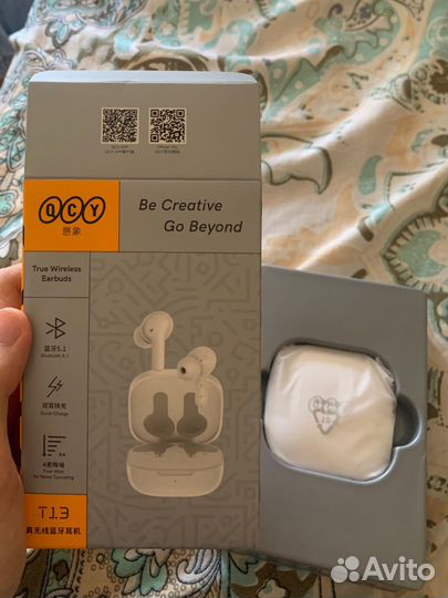 Беспроводные наушники QCY