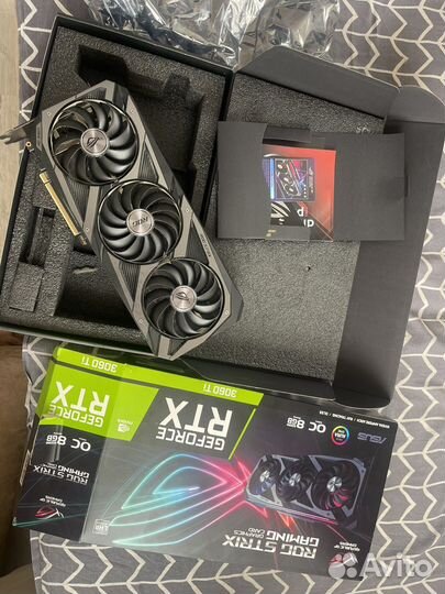 Видеокарта Rog Strix RTX 3060TI 8GB