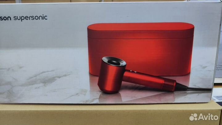 Фен Dyson Supersonic красный / никель