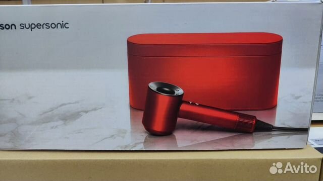 Фен Dyson Supersonic красный / никель
