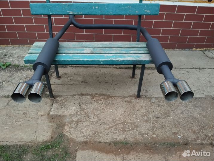 Глушитель раздвоенный ваз 2115-21099