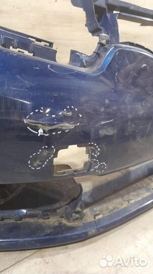 Бампер передний Renault Logan 2 С 2015 Года