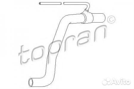 Патрубок VW passat 1.6-2.0 88