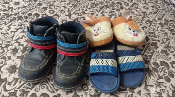 Обувь, шлепки, ботинки