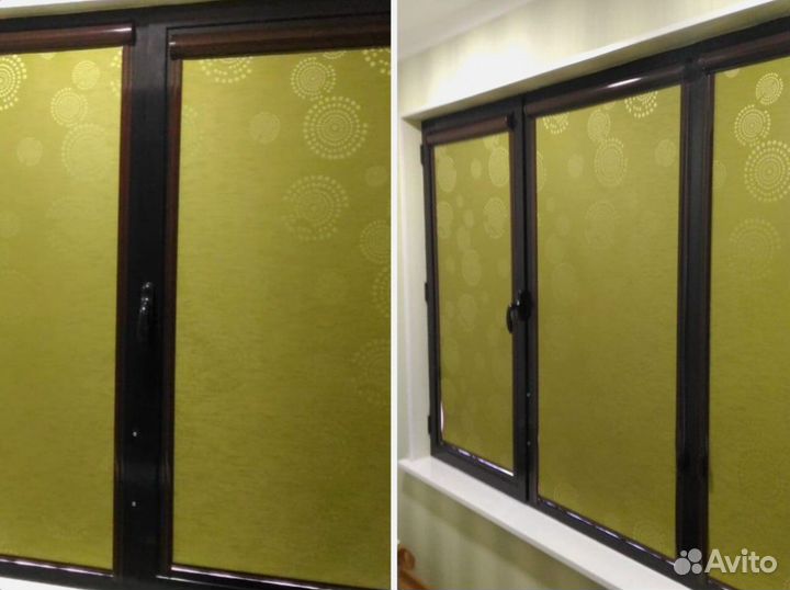 Рулонные шторы на окна в мансарду