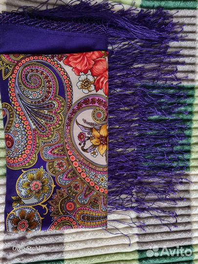 Василиса Павловопосадская шаль платок