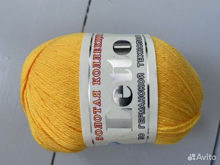 Leto Пряжа хлопок. Чёрная