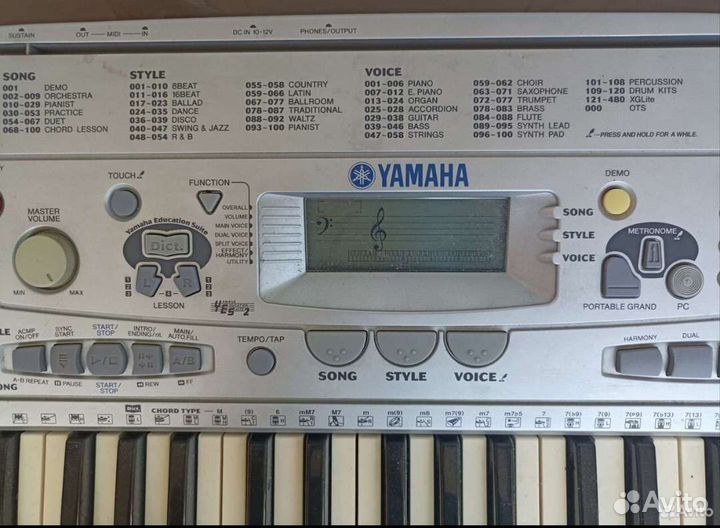 Синтезатор yamaha psr 275
