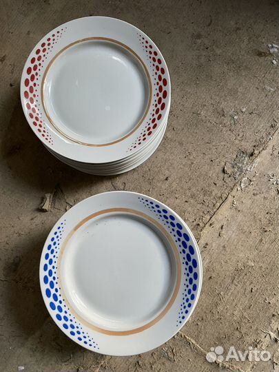 Тарелки закусочные СССР