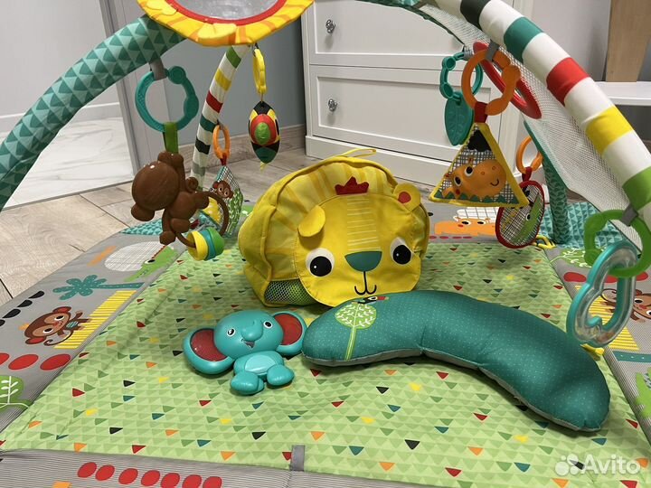 Развивающий коврик bright starts 5 в 1