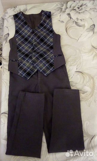Школьная форма для мальчика серая 134