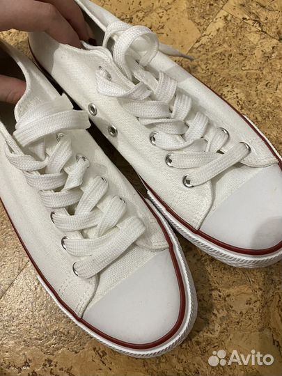 Кеды белые женские 38 размер