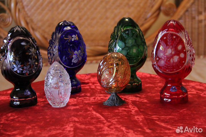 Яйцо пасхальное хрустальное