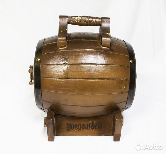 Бочка - бар Hoegaarden, дерево, длина 33 см, высот