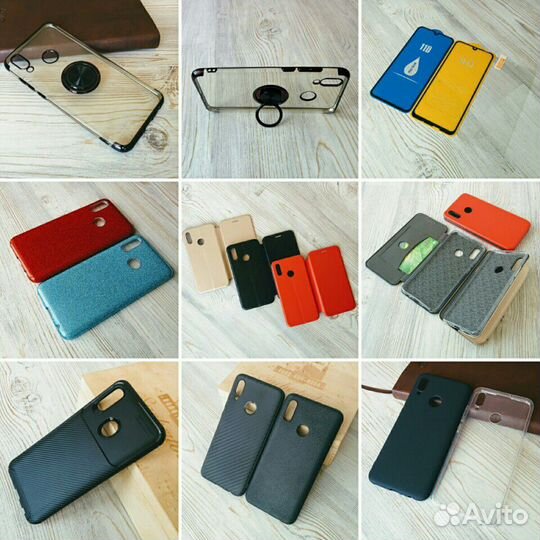 На Honor 10 lite / P smart 2019 стекло чехол