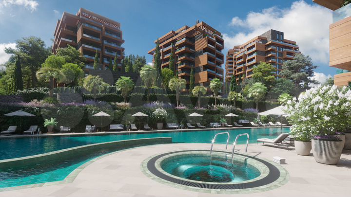1-к. апартаменты, 56,1 м², 4/8 эт.