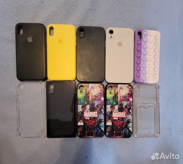 Чехол для iPhone xr и защитные стекла в подарок