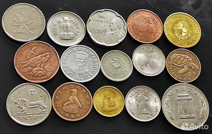 Иностранные монеты мира нечастые и редкие