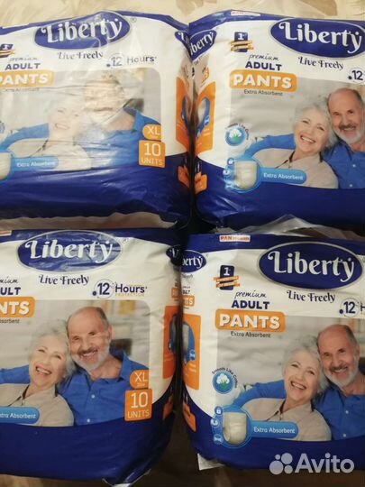 Трусы - Памперсы для взрослых 4 (XL) и 2 (М)