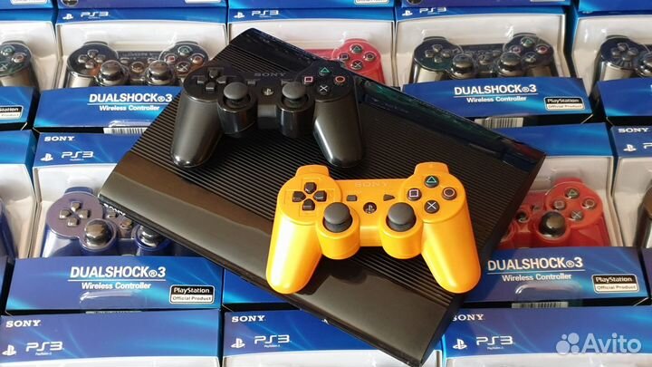 Sony Playstation 3 500гб+2геймпада+116игр