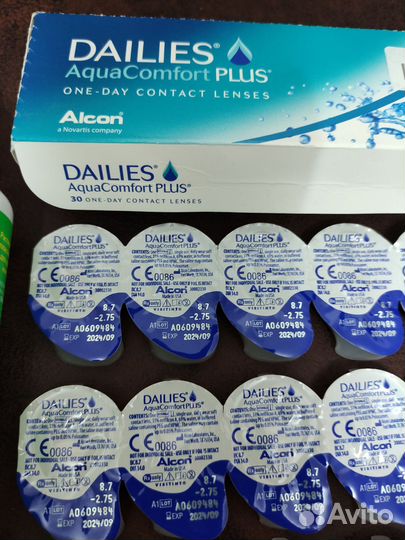 Alcon Контактные линзы Dailies AquaComfort Plus
