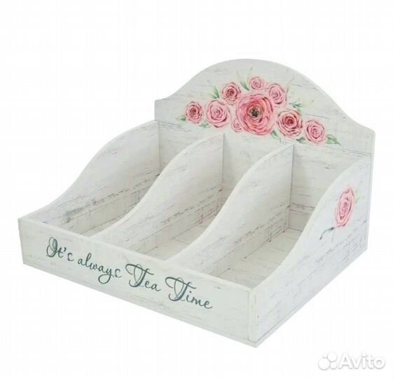 Новый деревянный ящик для чайных пакетиков