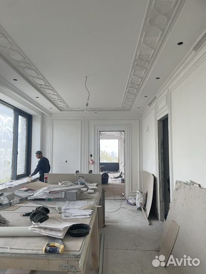 Лепнина из гипса. Производство