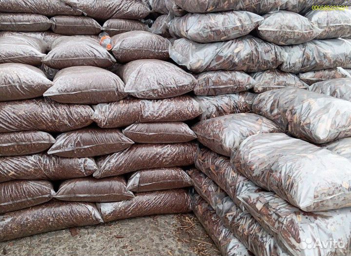 Кора лиственницы Сибири: доставка в мешках