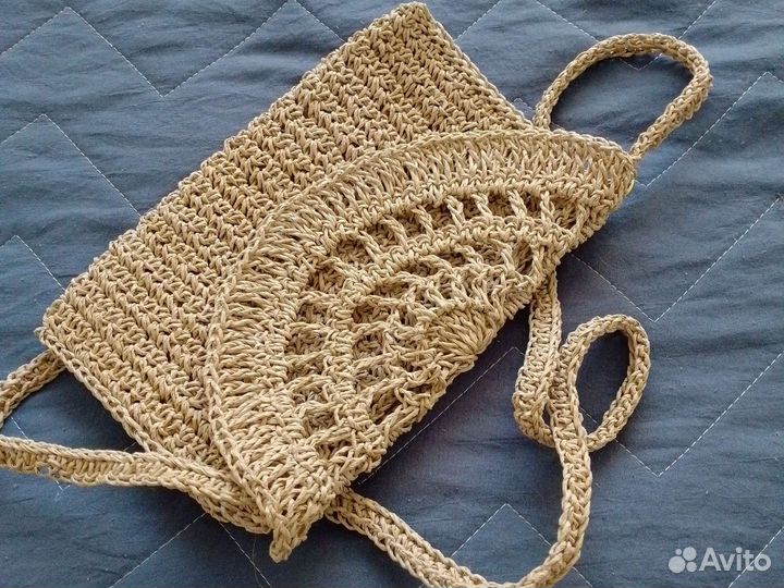 Сумка из рафии