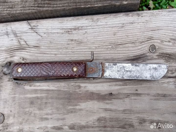 Нож электромонтера СССР 1972г