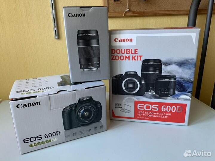 Canon EOS 600D+ultrasonic EF 75-300