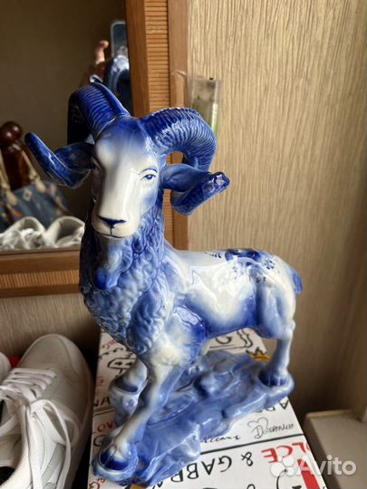 Гжель статуэтка козел