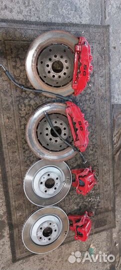 Комплект тормозов Audi RS6C5 brembo