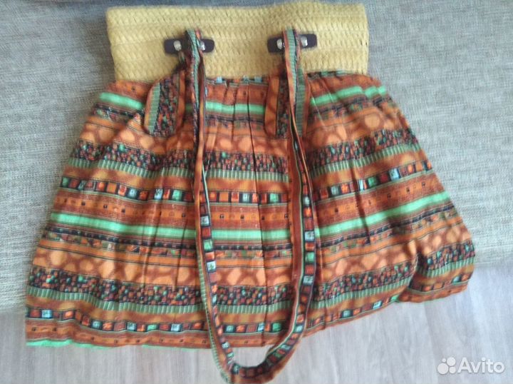 Сумка текстильная через плечо