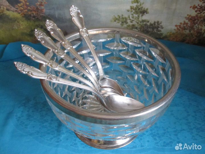 Хрусталь и мельхиор СССР. Винтаж