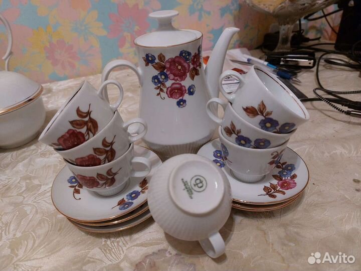 Кофейный сервиз из гдр, кольдиц