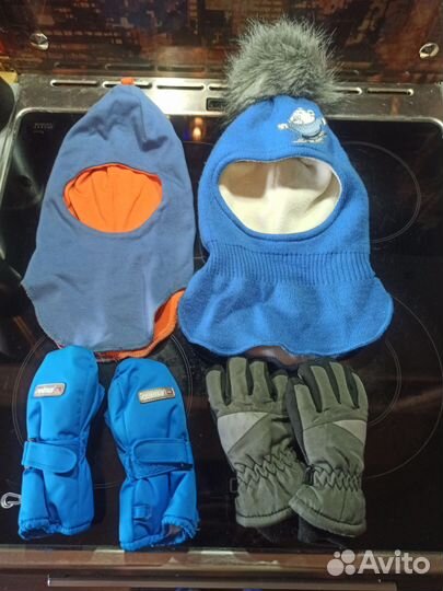 Шапки шлем, варежки, перчатки