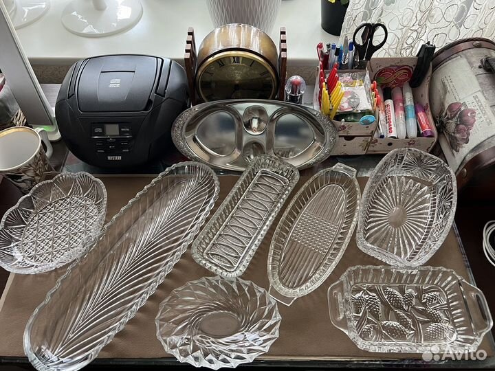Посуда стекло хрусталь СССР и современное