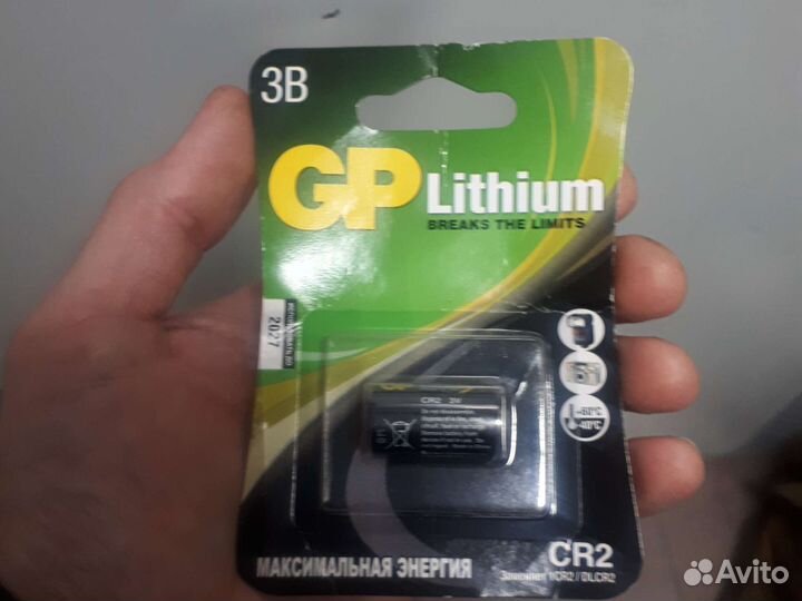 Литивая батарейка GP CR2 3V