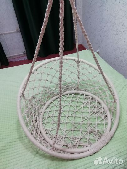 Качеля, подвесное кресло качели плетеное