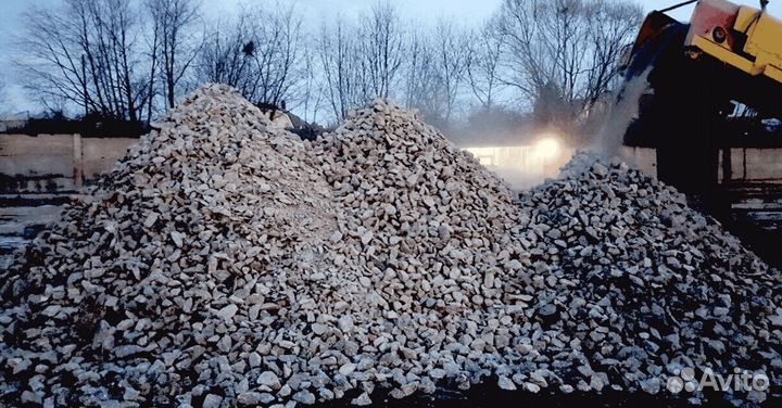 Щебень вторичный доставка