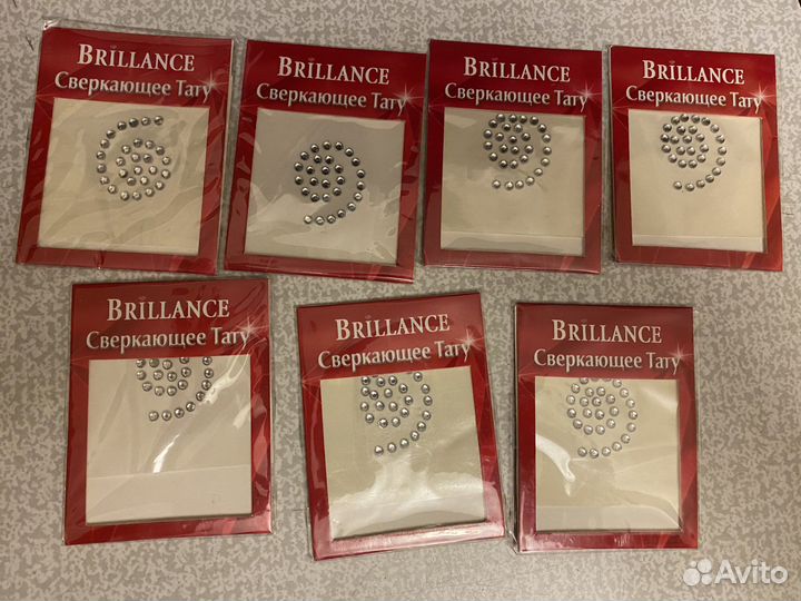 Переводные тату сверкающие